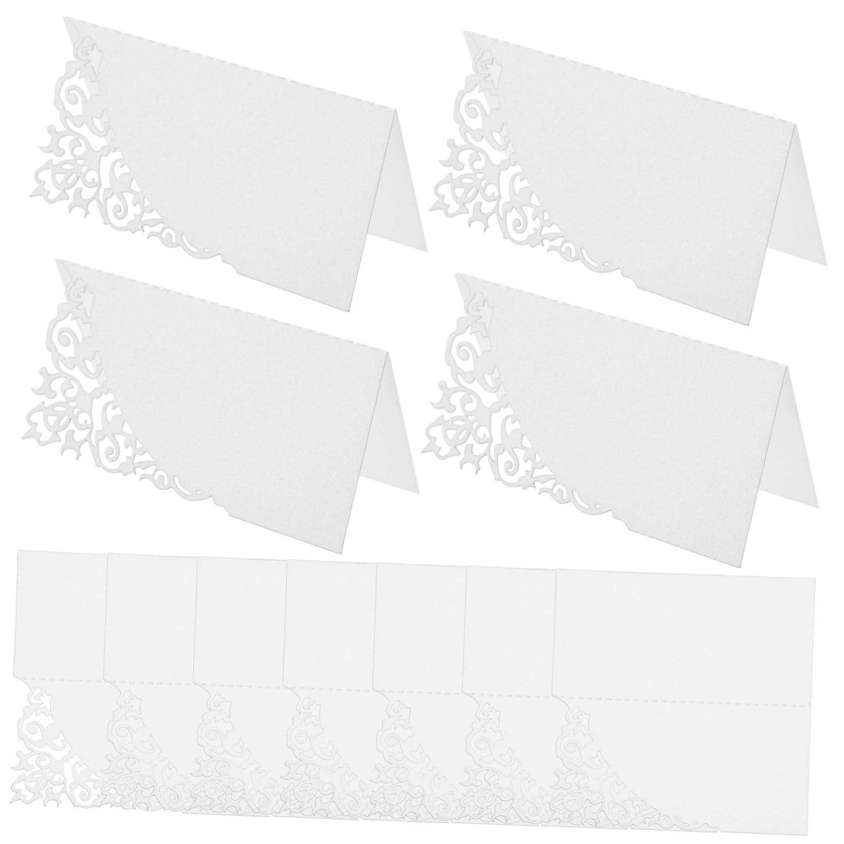 300stücke Kreative Platzkarten Für Hochzeiten Hochwertige Tischkarten Mit Filigranem Design Für Feiern Und Besondere Anlässe Für Tischdekorationen