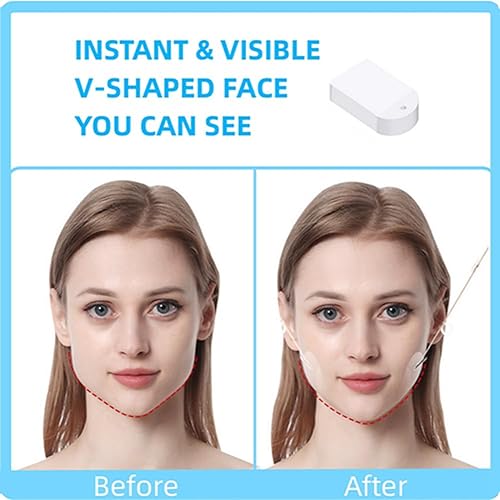 Miniatura 3 de Cinta de estiramiento facial invisible, cintas invisibles de estiramiento facial y bandas en forma de V, herramientas faciales para arrugas, ojos,