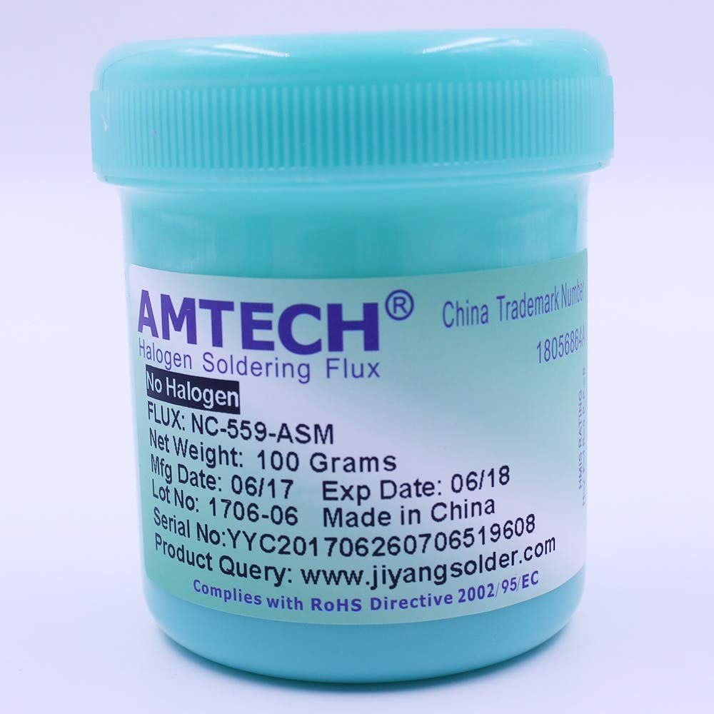 Buy 100 Original AMTECH NC559ASM 100g LeadFree Solder Flux Paste