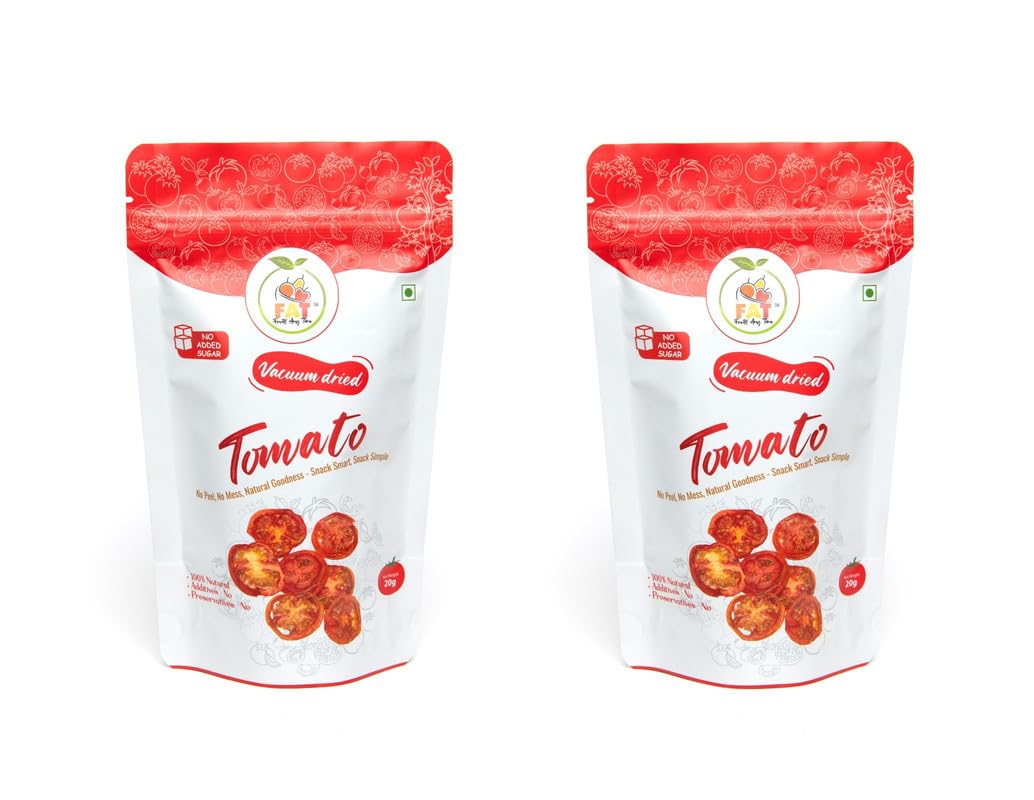 Vacuum Dried Tomatoes The Red Jewel, Tomatoes Reinvented with Health in Every Bite (20gm, Pack of 2)-picture-10
