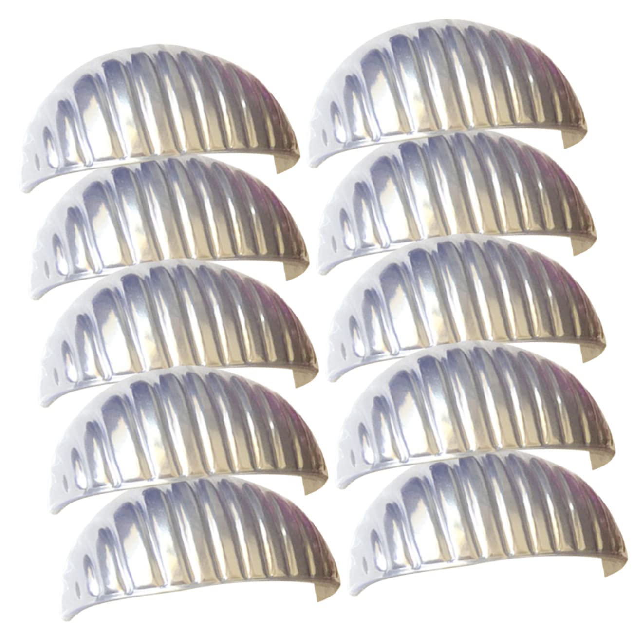 Cabilock 50pcs half hat stay plastic hat inner support hat holder hat insert knee brace hat form hat inner stand baseball hat shaper plastic visor liner Storage