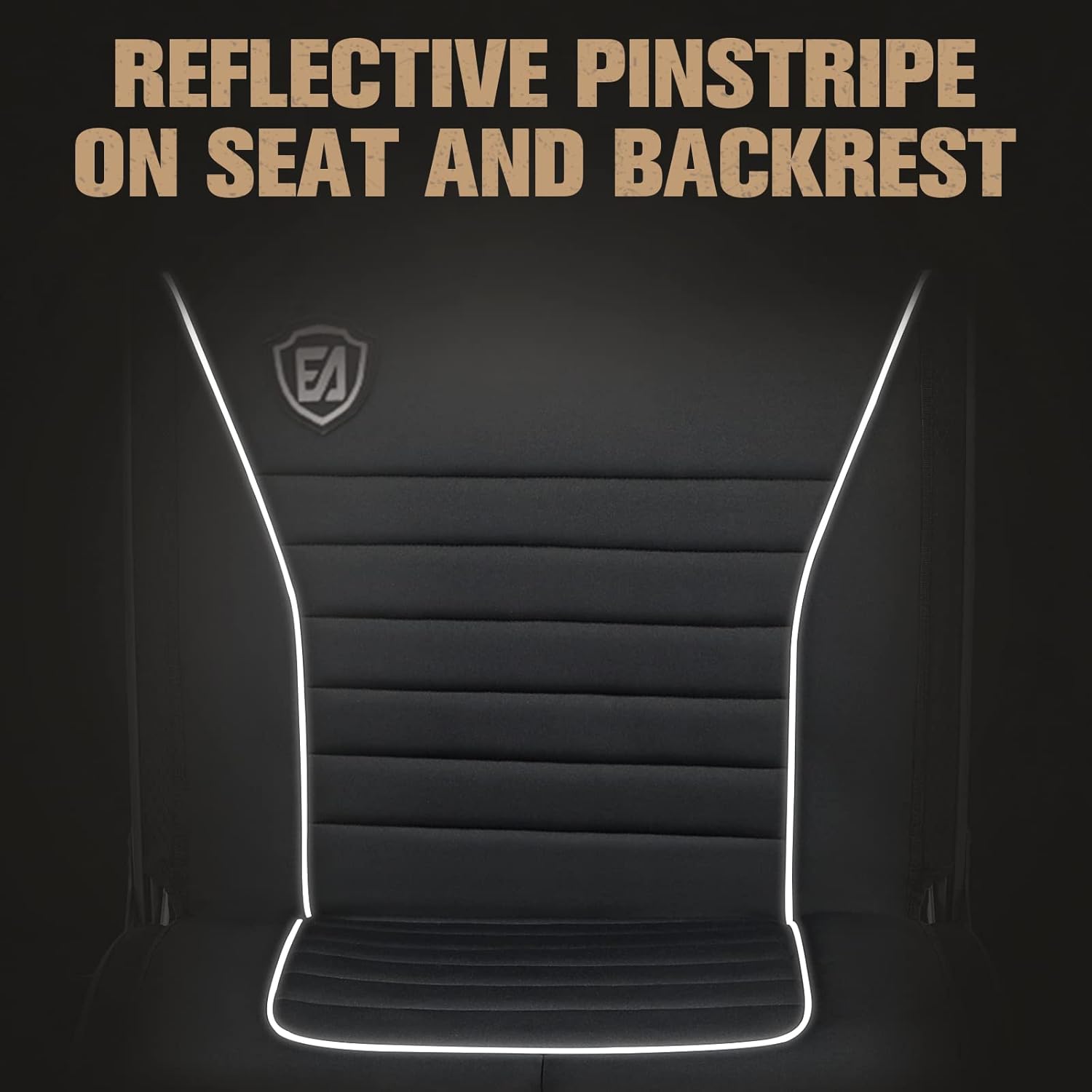 EVER ADVANCED Hunting Chair for Blinds with 4 Adjustable Legs, 360 Degree Silent Swivel Hunting Seat for Outdoor, Fishing, Support 300lbs, Black