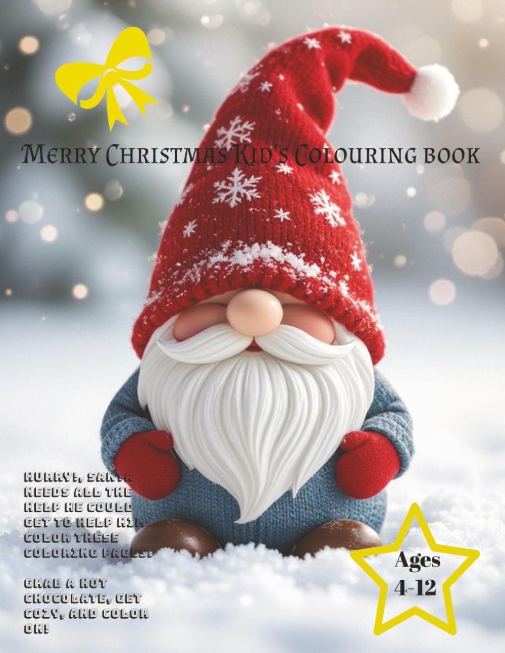 Merry Christmas Kid's Colouring Book