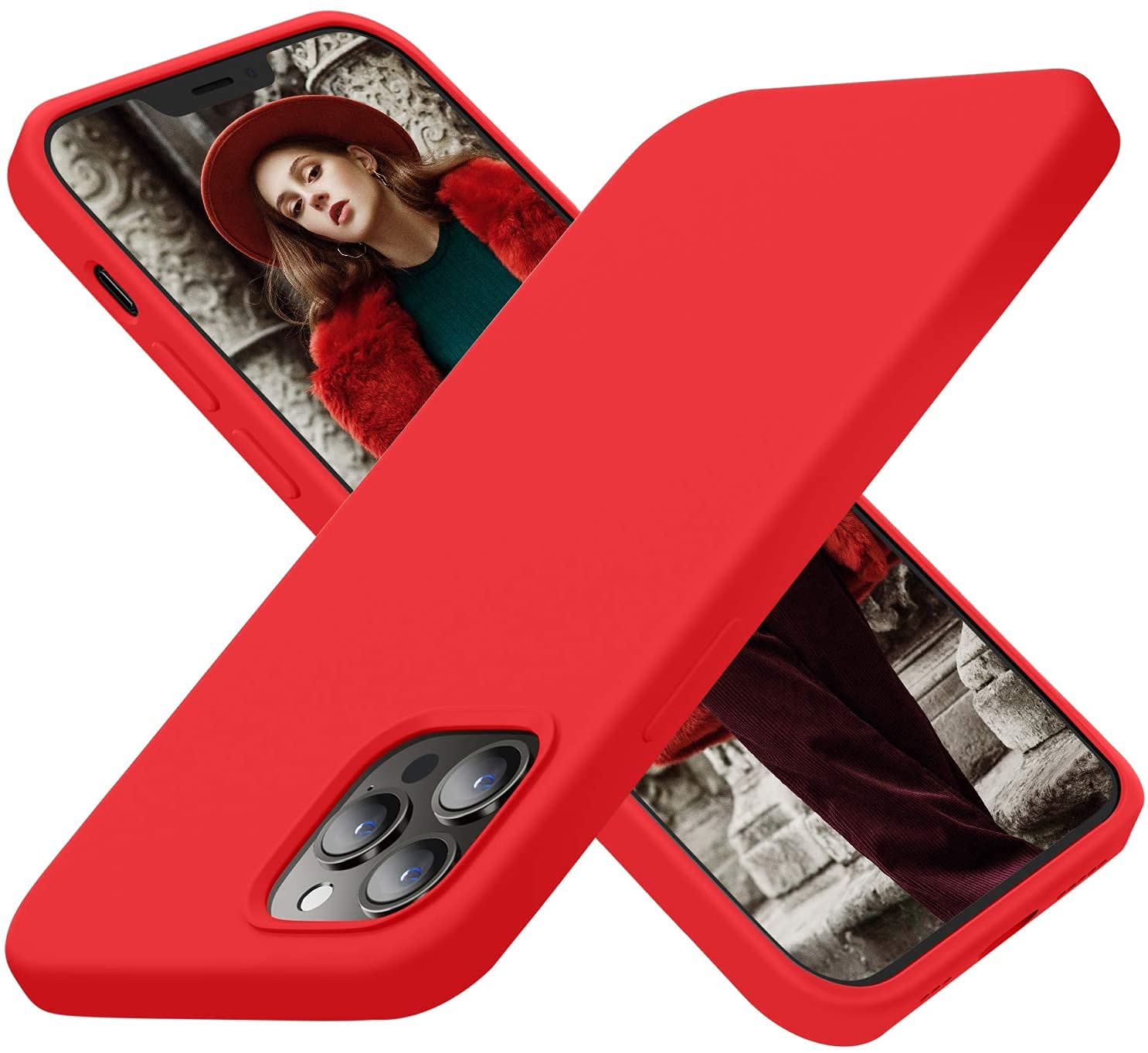 Bejosh Liquid Silicone Back Cover Designed for Apple iPhone 12 Pro Max (Red) (B09FQ685JN) Amazon Price History, Amazon Price Tracker