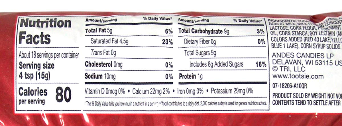 Christmas Chocolate Baking Chips Holiday Mint and Peppermint Crunch Bite Size Chocolates, Assorted Flavor, Pack of 2