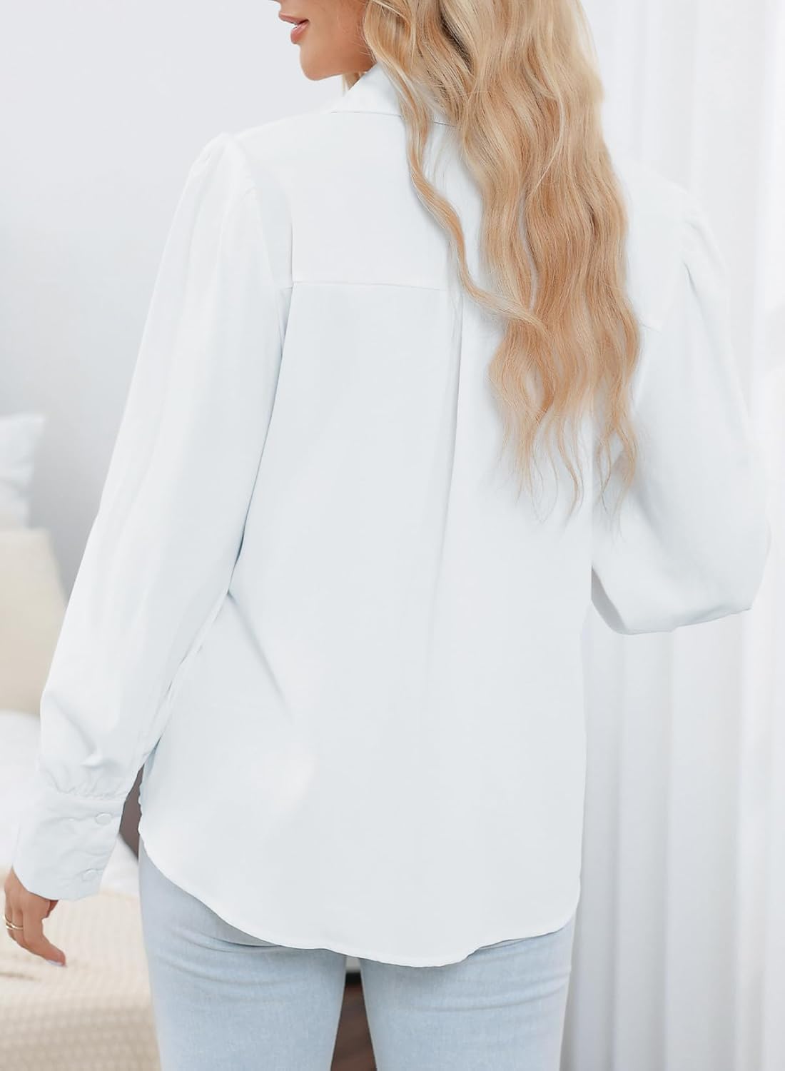 EVALESS Womens Tops Button Down Shirts Print Long Sleeve Blouses for Women Fashion 2025 - Image 5