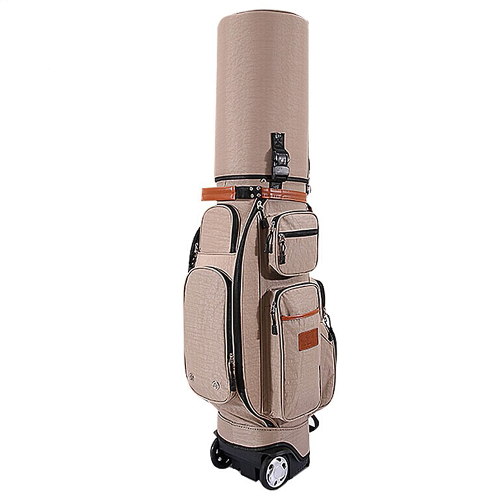 Buy HFFFHA Lightweight Standing Golf Bag, Portable Waterproof Leather