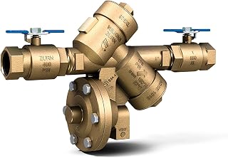 Zurn Wilkins 975XL 1-Inch Reduced Pressure Backflow Preventer - Easy Install, Serviceable In-Line