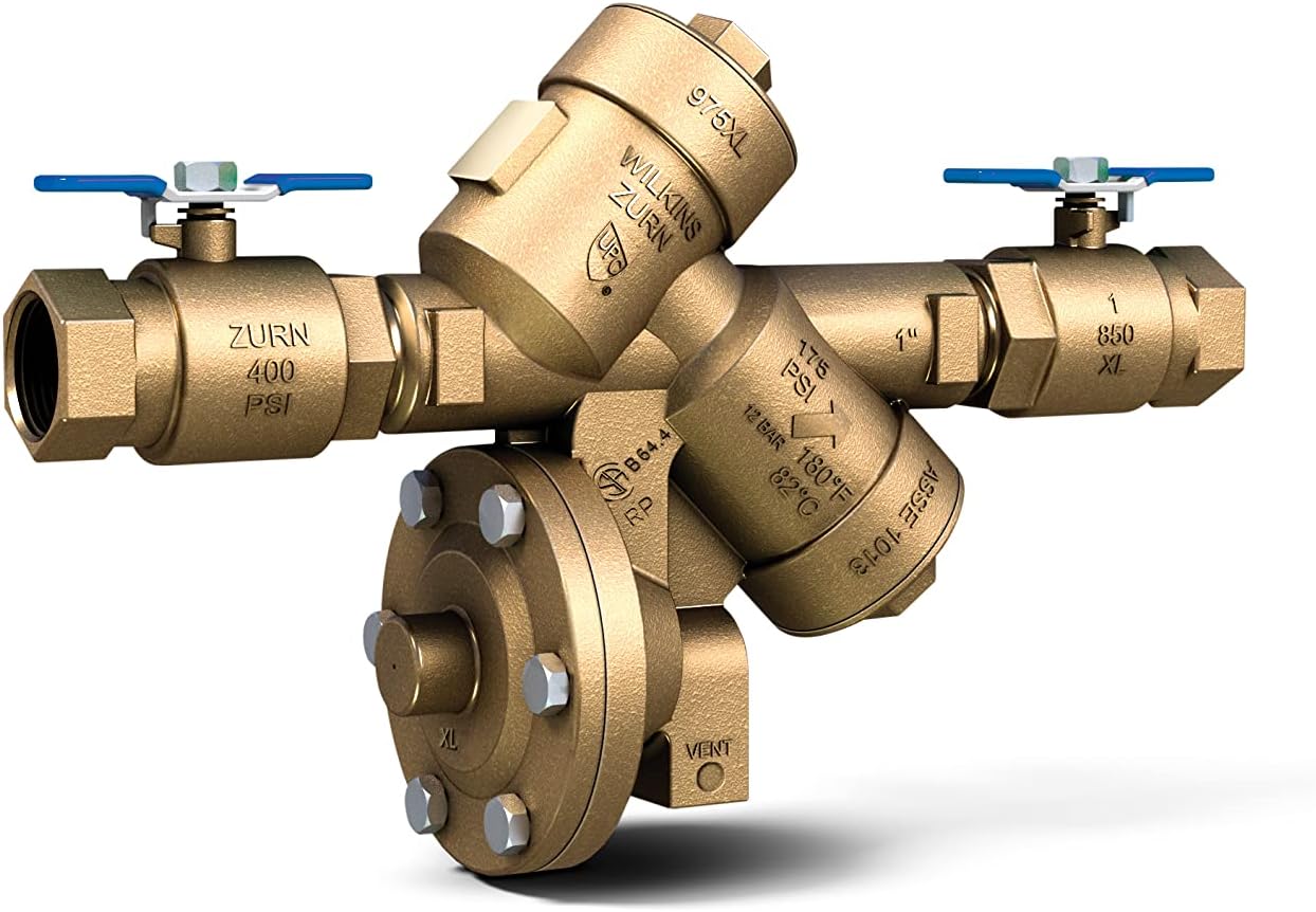 Wilkins 1-975XL 1" 975XL Reduced Pressure Principle Backflow Preventer