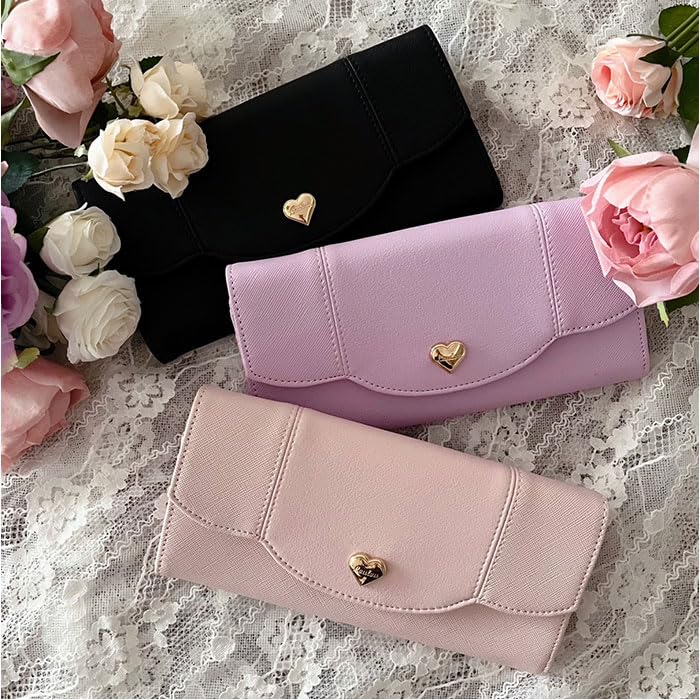 ハート柄 長財布 ダークブラウン/ピンク 公式】コーチアウトレット | ロング ジップ アラウンド ウォレット