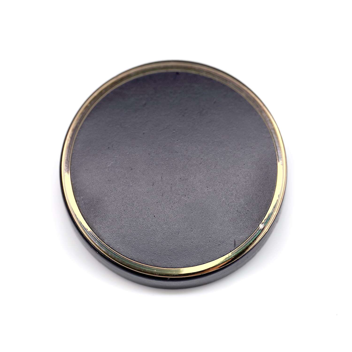 20 Stück runde Knöpfe mit Metallschaft zum Nähen von Manteln, mattschwarz, 25 mm
