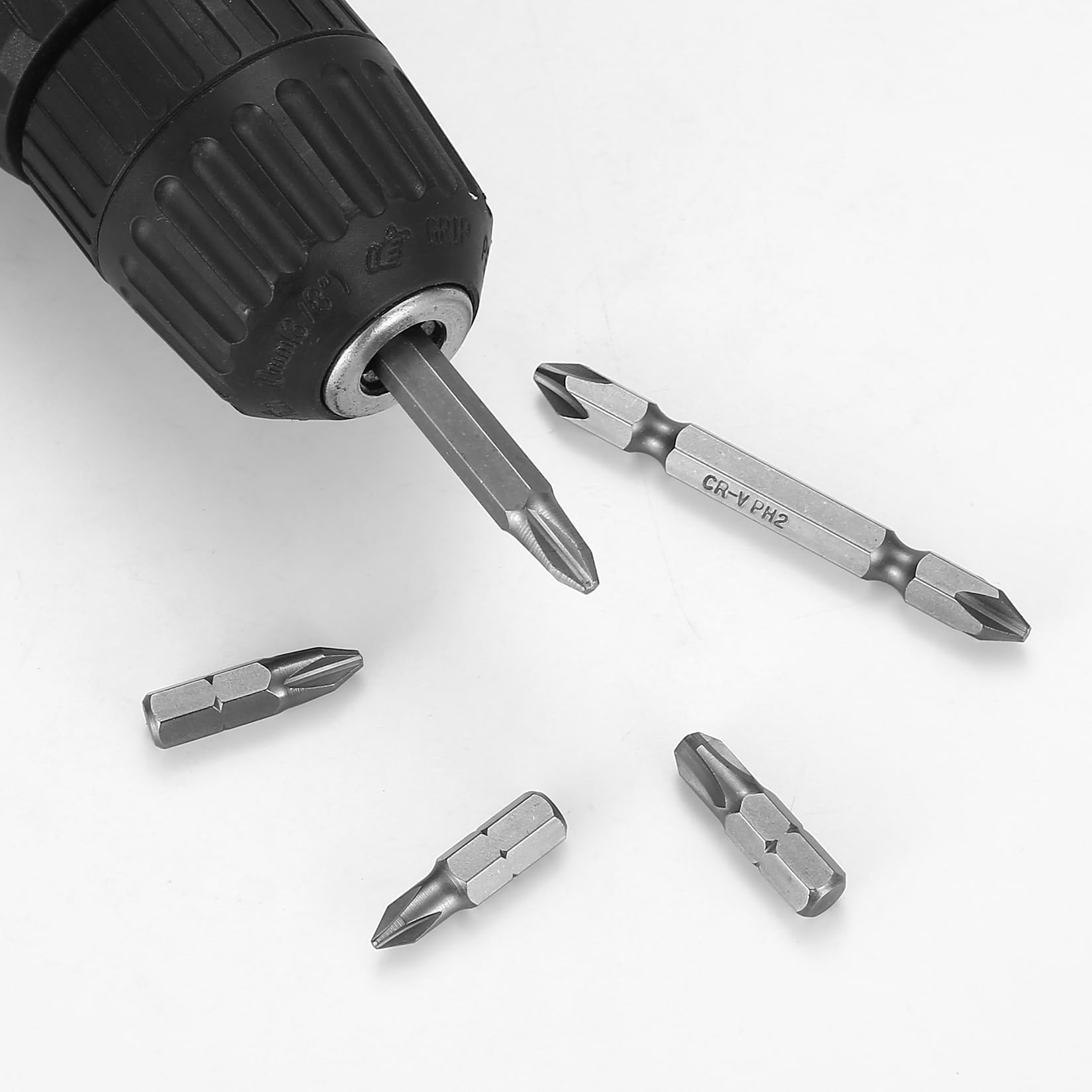 PH Bit Set, 40 Pcs PH1 PH2 PH3 Bits, Phillips Screwdriver Bit Set, Security Bit Set, Impact Driver Bits, Precision Security Bits, CR-V 1/4" Hex Drive Hex Shank Screwdriver Bits PH Bits Set - Image 4