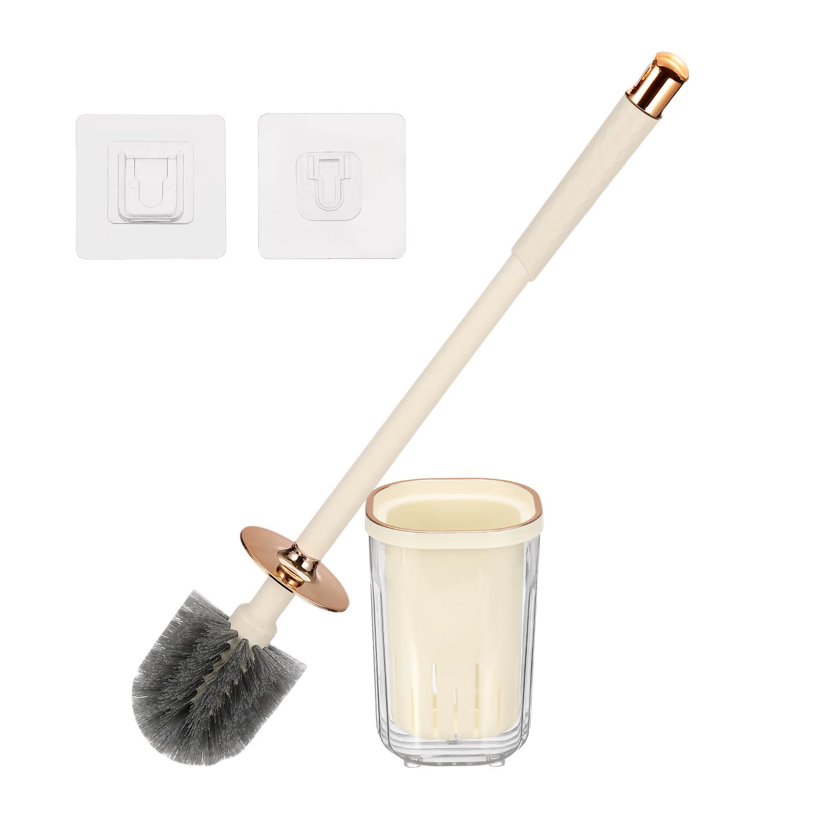 Brosse WC murale à manche long pour une salle de bain moderne et épurée