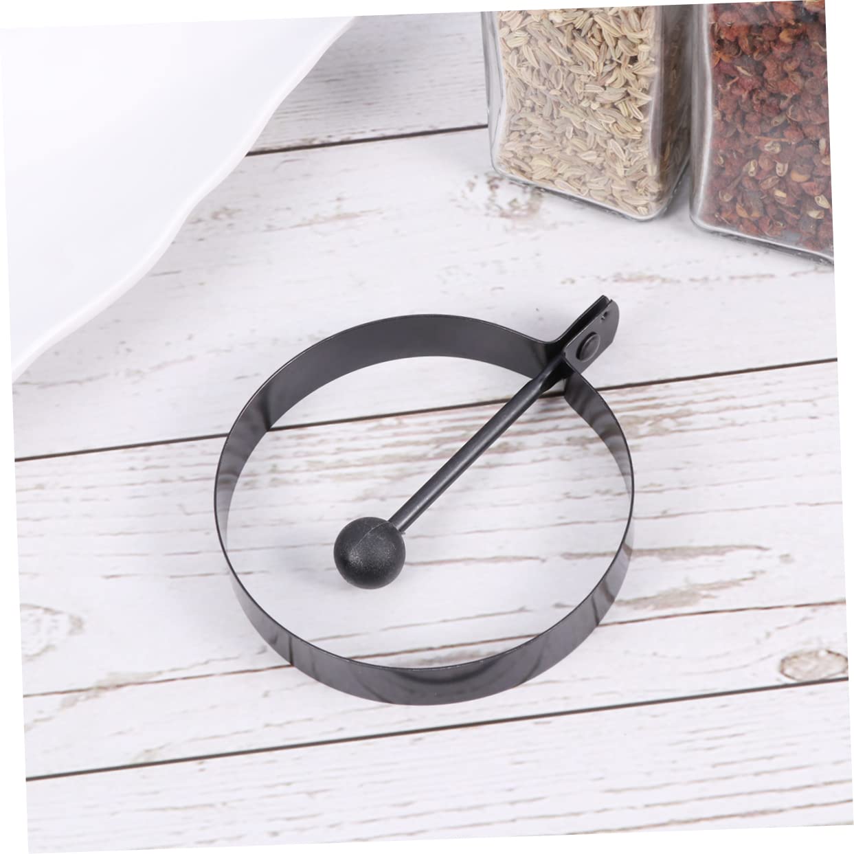 NAMOARLY Pancake Ring Mold 4pcs Stainless Steel Omelette Maker for Easy and Quick Breakfast