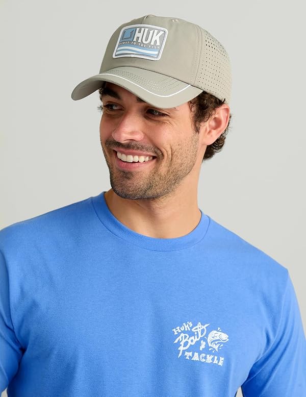 HUK Mens Short Sleeve Performance Tee, Fishing T-Shirt for Men, Huk Bait - Regatta, XX-Large by HUK - Used condition - Image 7