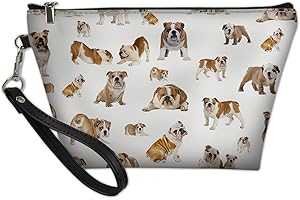 Fashion English Bulldog Cosmetic Storage Pouch