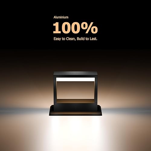 Miniatura 9 de Inowel Paquete de 2 luces de pared para exteriores luz exterior blanca arriba y abajo aplique de pared LED para porche garaje casa jardín 75 W 240