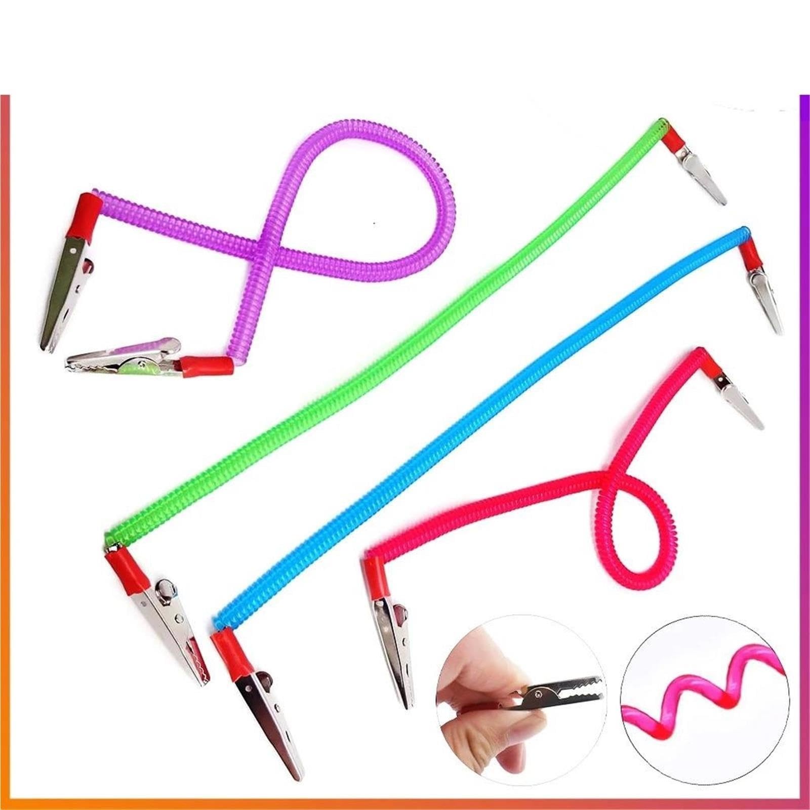 Cadena Con Clip Para Servilleta Clip de servilleta plástico 4 colores