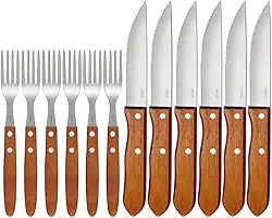 Mor - Conjunto Churrasco Garfo e Faca 12 Peças