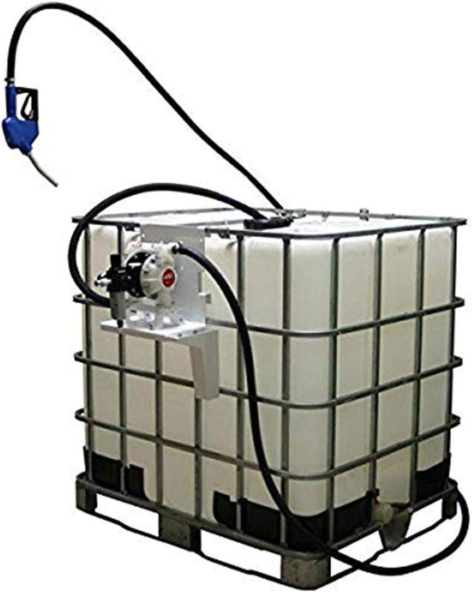 American Lubrication Equipment TIM-DEF-11 Air Operated Pumping System, IBC Tank (Tote) with Automatic Nozzle