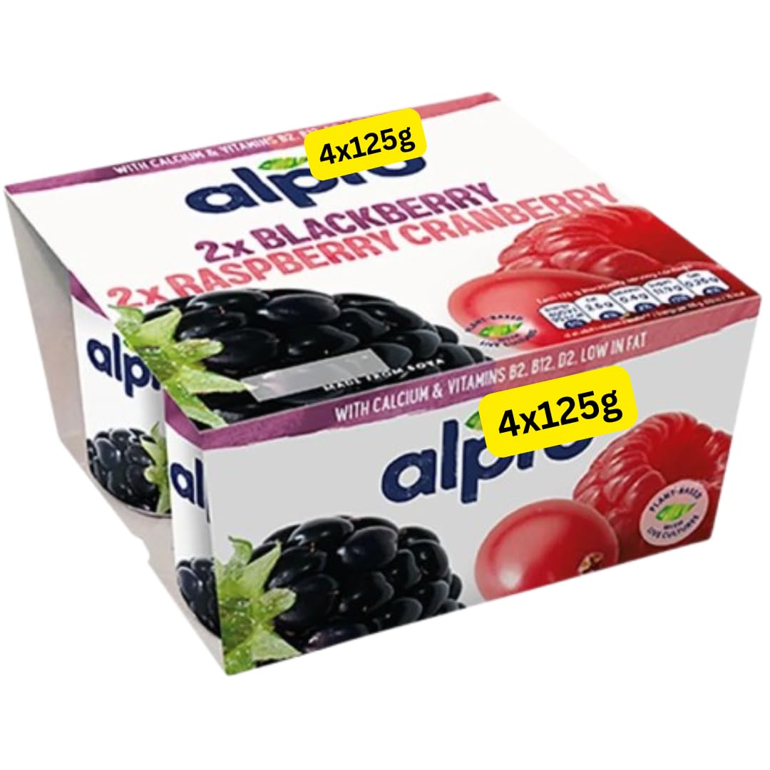 Dairy Free Yoghurt Mixed Berries Alpros (4x125g)