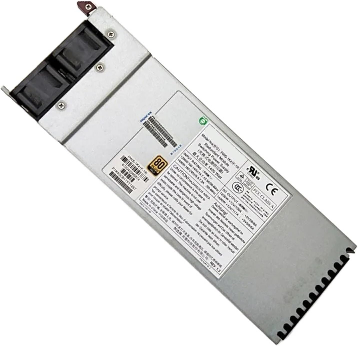 1pc PWS-1K41F-1R 1400W 1U Redundant Power Supply PSU