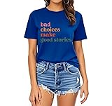 Fácil de combinar: no te preocupes, nuestra camiseta solo puede combinar con jeans, puede combinar fácilmente con pantalones, jeans, pantalones cortos o faldas. Ya sea para citas diarias o asistir a una fiesta, es tu elección ideal.