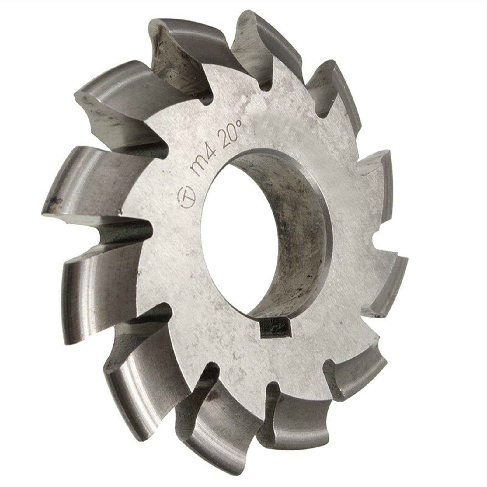 Wnuanjun 1pc Module 4 M4 PA20 Degrees Bore 27-28mm #1-8 HSS Involute Gear Milling Cutter High Speed Steel Milling Cutter Gear Cutting Tools (Size : 4)