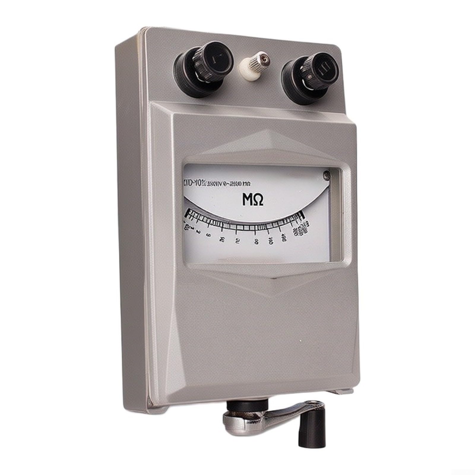 Megohmmètre à manivelle 1000 V : portable pour testeur de résistance