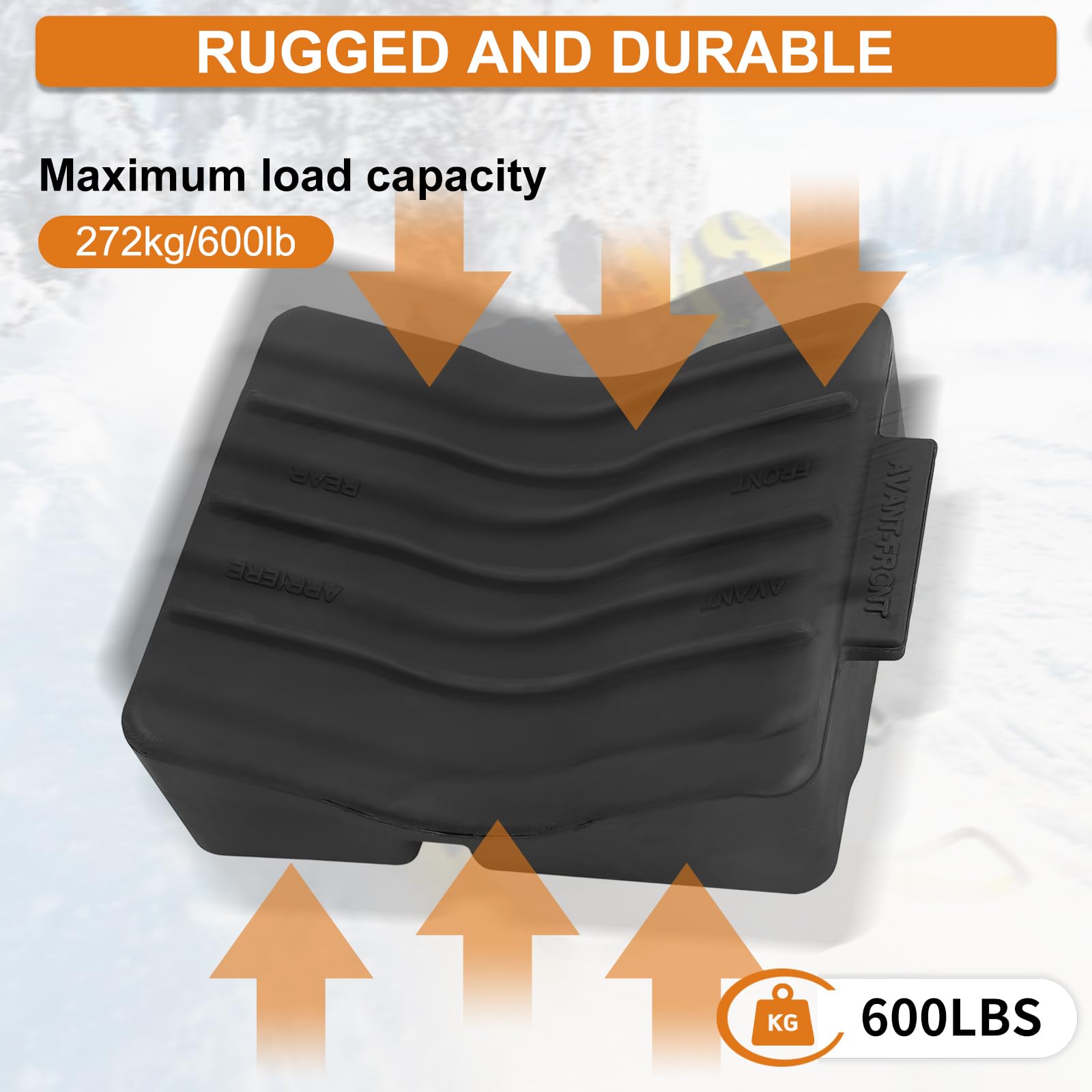 Amazon.com: Jerbor 1Pcs Rubber Ski Stop Fit for Skidoo Expedition