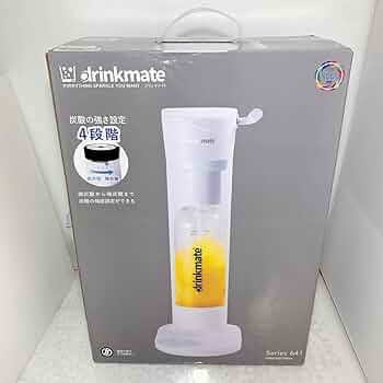 drinkmate 炭酸水メーカー Series 641 Amazon.co.jp: Drinkmate 炭酸水メーカー Series 641、専用ガス