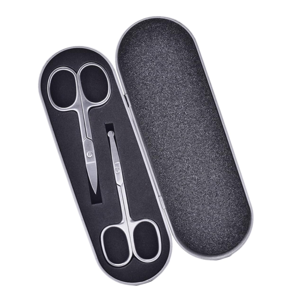 PACKOVE 6pièces Ciseaux à Sourcils Acier Inoxydable Ensemble De Ciseaux De Beauté Pour Visage Nez Outil De Et Sûr Pour Épilation Des Sourcils Et Poils Nasaux