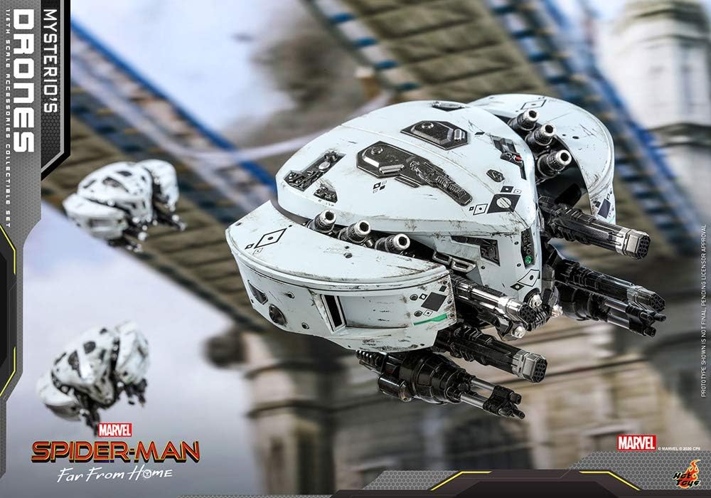 Hot Toys Spider-Man Far from Home Accessories Collection Series Mysterio's Drones Figure Accessories,Multicolor,18 Inch,HT906930