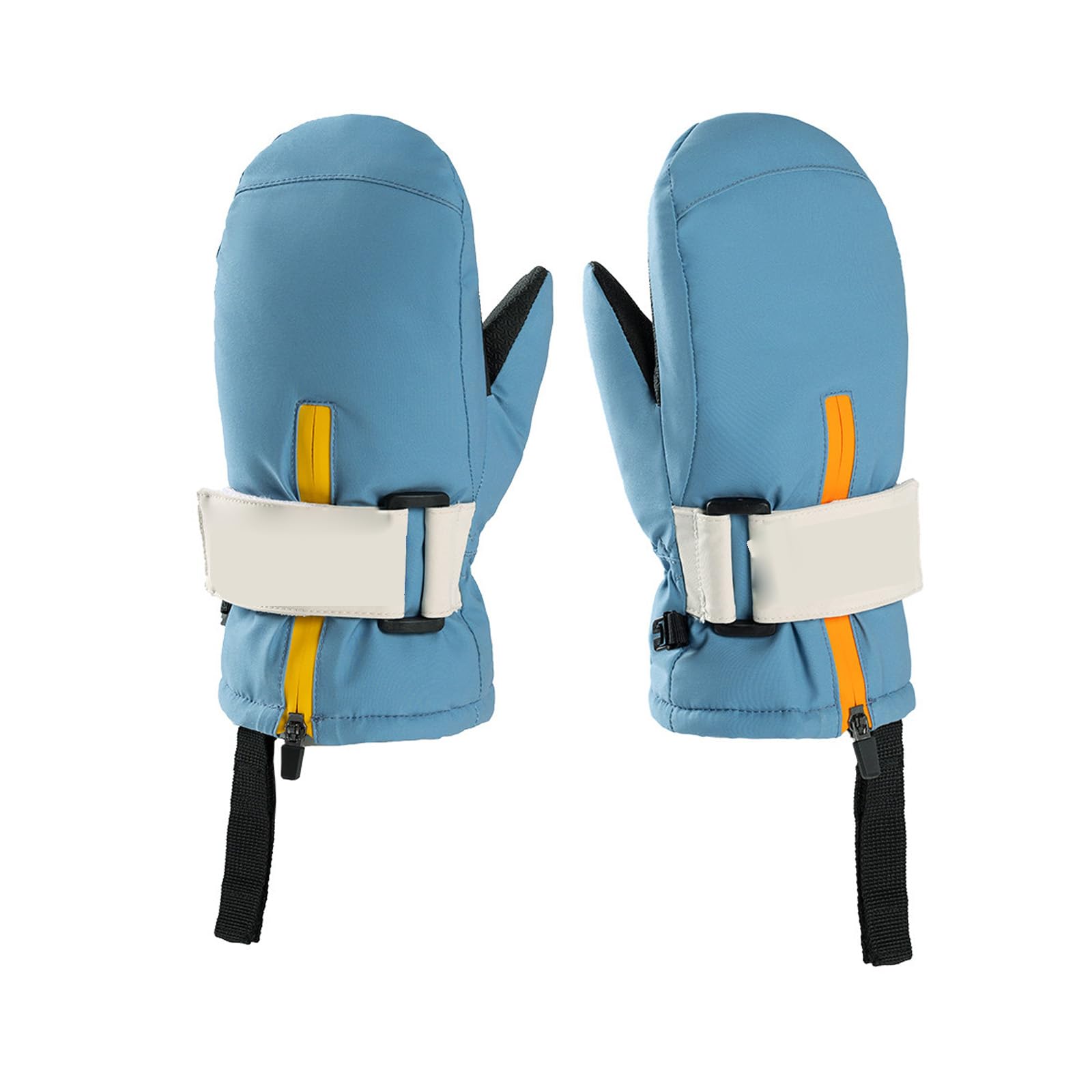 Ski Moufle Enfant, Gants Anti Froid, Moufles Sport Enfant Antidérapant Imperméable, Gants De Ski, Cadeau d'anniversaire pour Garçons Et Filles,[c] Blue,Fit 6~10 Years