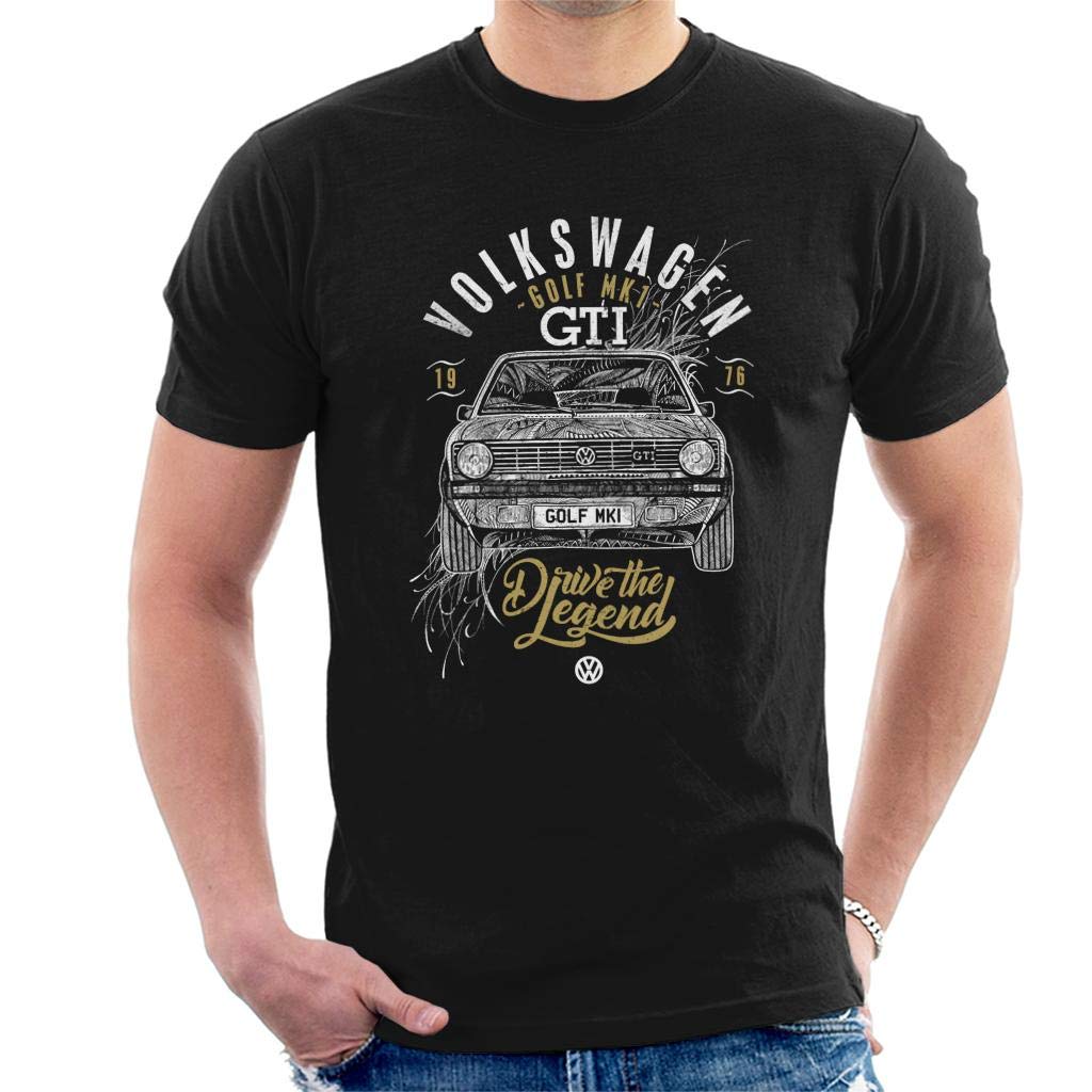 Volkswagen Golf GTI Drive The Legend Men's T-Shirt Black