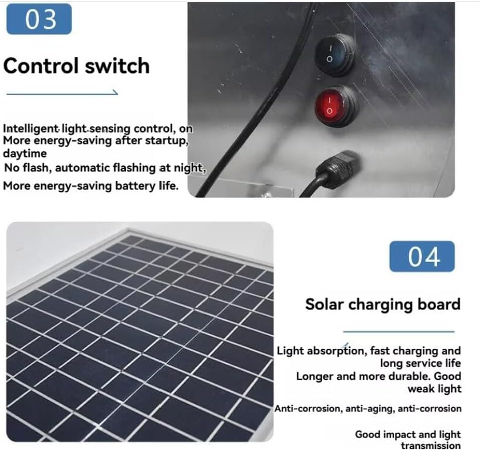 24" Solar LED Flashing Stop Sign - Aluminum Reflective Stop Warning Sign, Rustproof Illuminated Traffic Safety Board for High Visibility Road Alerts