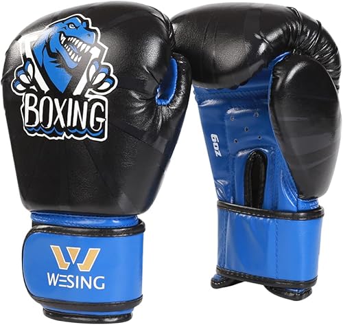 Miniatura 8 de Wesing Kids MMA - Guantes de boxeo para niños de 3 a 13 años, guantes de entrenamiento para niños, equipo de boxeo, equipo de combate Muay Thai