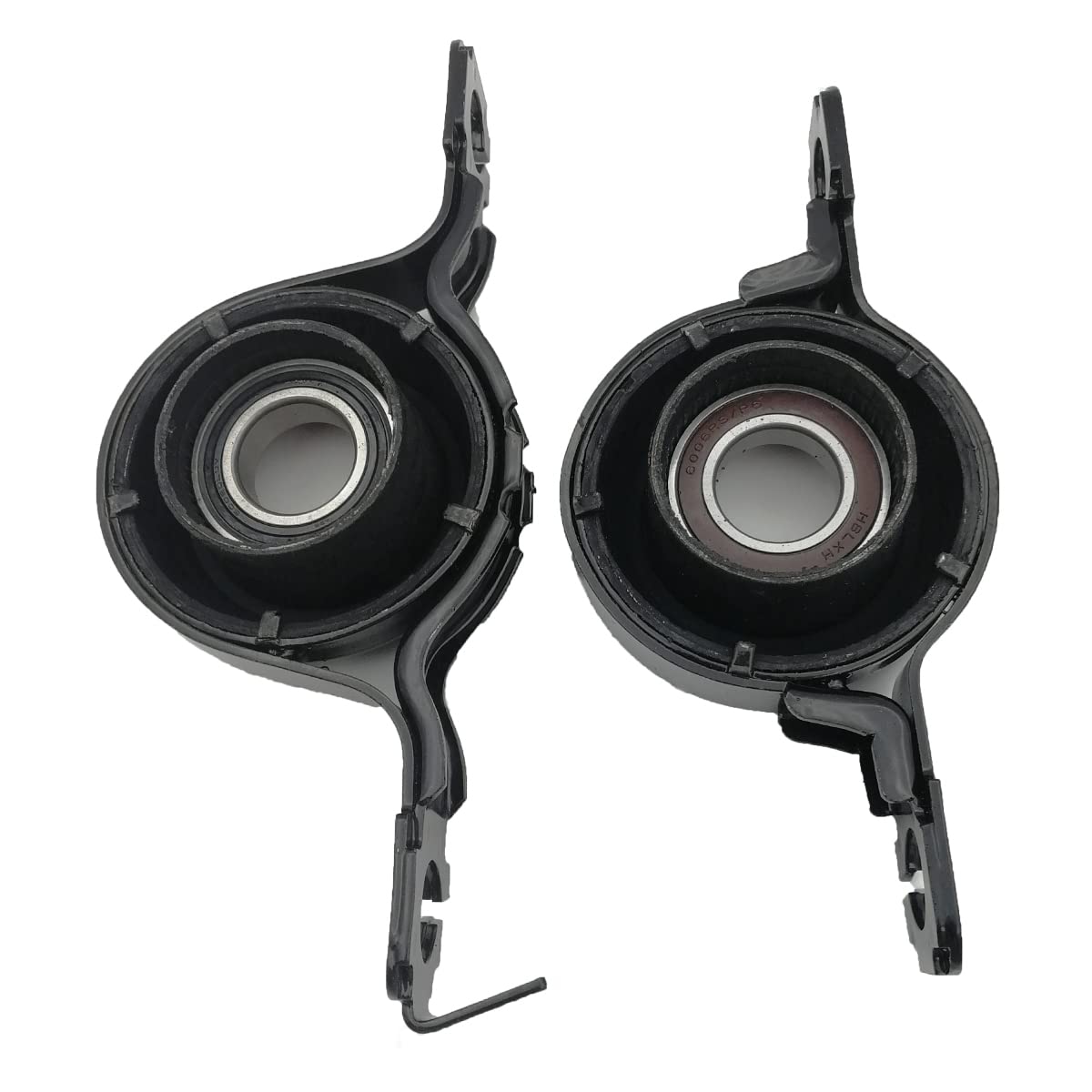 Rear Driveshaft Front & Rear Center Support Bearings Compatible with 2007-2013 Ford Edge & Mazda CX9