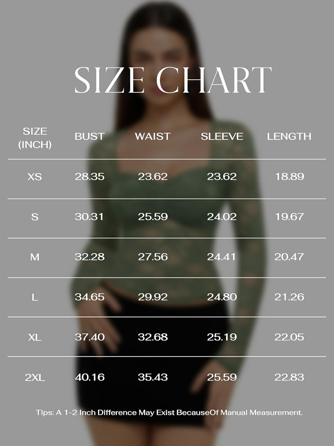 REORIA Womens Sexy Sheer Mesh Tops Floral Lace Long Sleeve Shirts Low Cut Slim Fitted Outfits See Through Going Out Blouses - Image 6