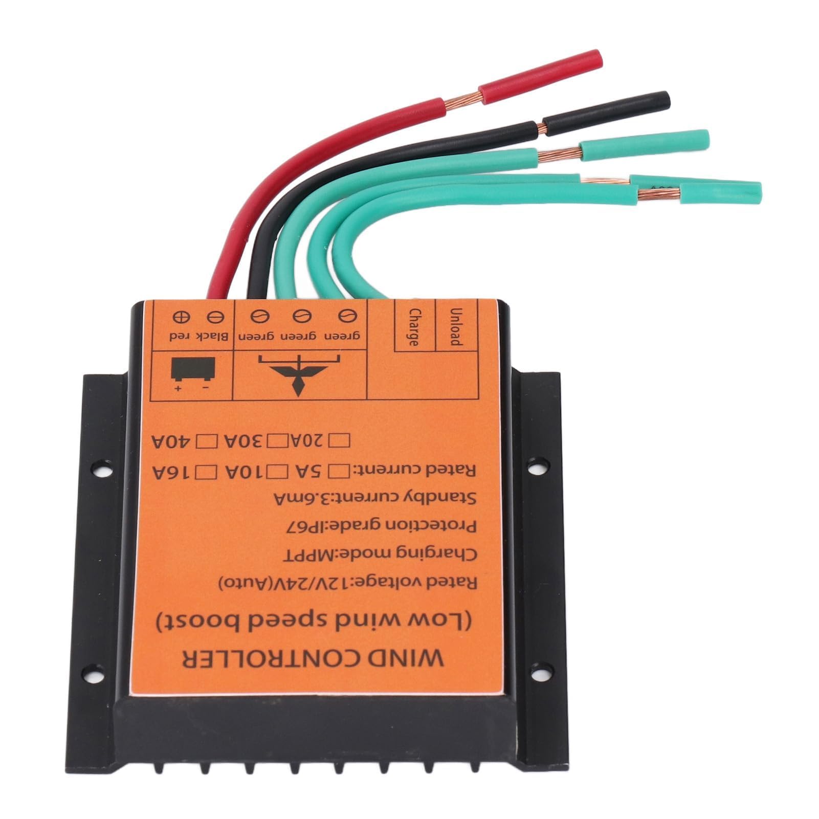 MPPT Windladeregler 12V 24V 300W-1000W Step-Up 16A PWM Für Windkraftanlagen Batterieladung Effiziente Wärmeableitung Automatische Spannungsanpassung