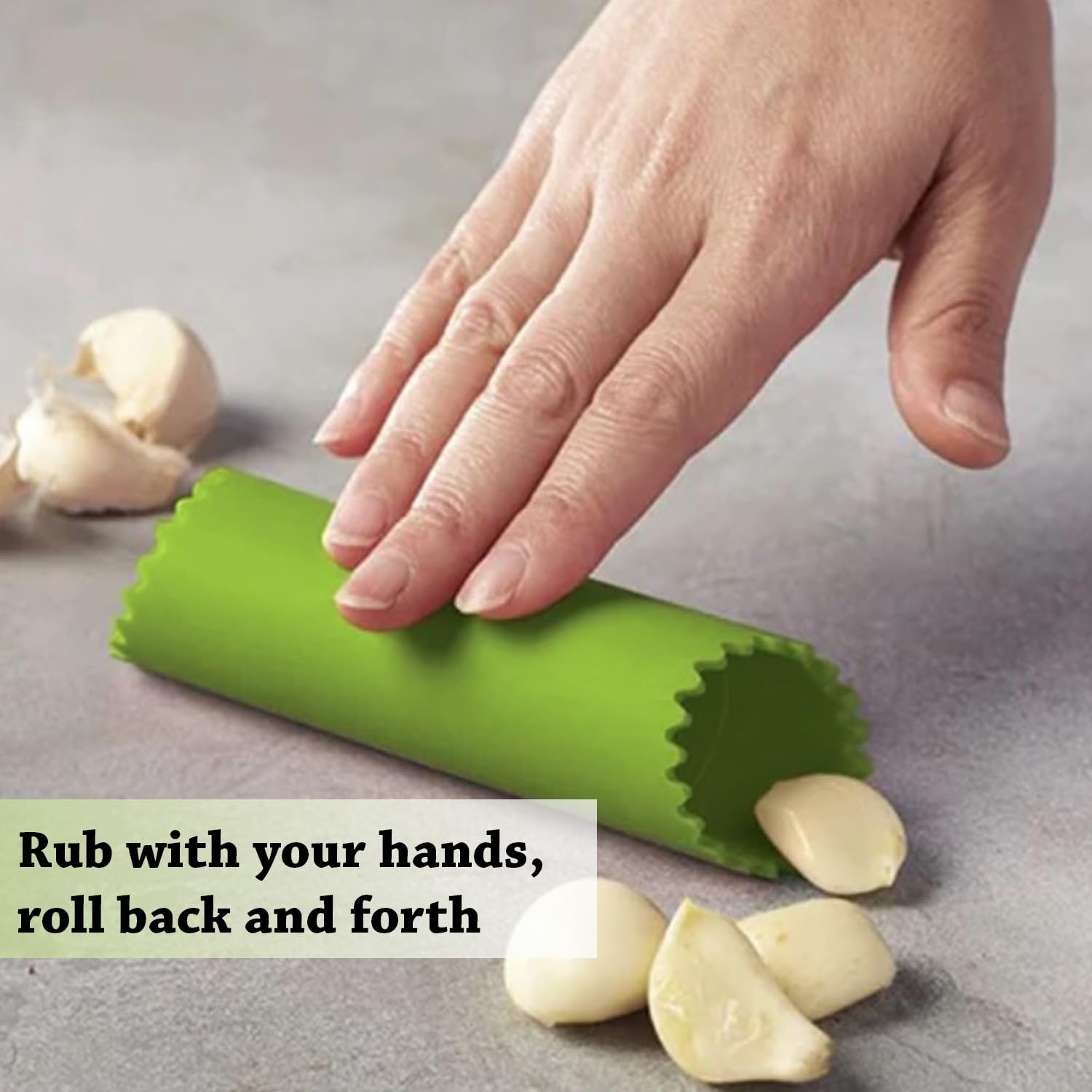 Tubo pelador de ajo de silicona, 3 uds, dientes de ajo de silicona, tubo removedor de pelado para cocina, rodillo pelador de ajo portátil 2