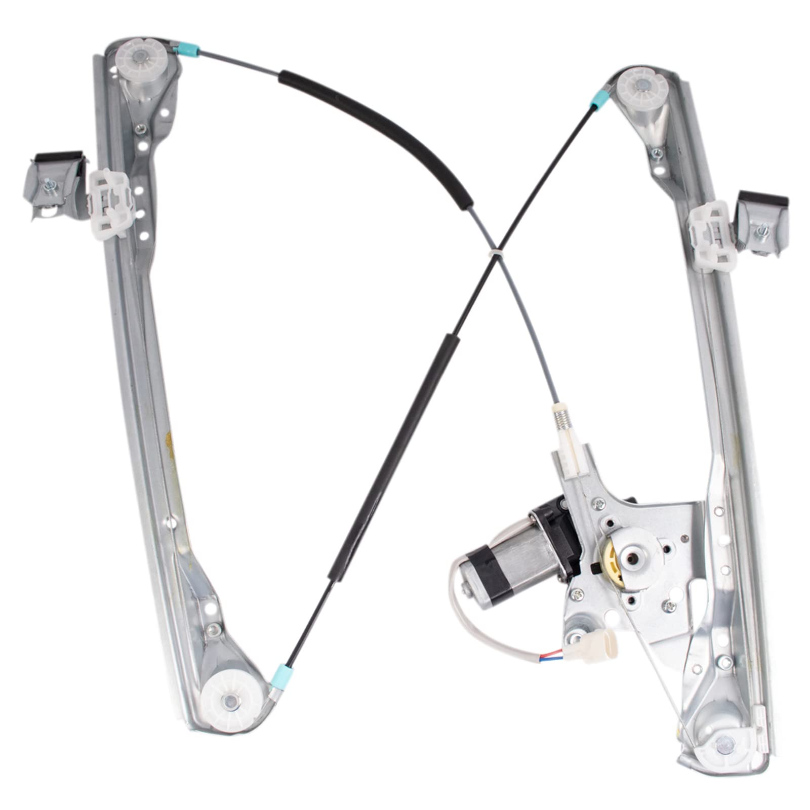 TRQ Front Right Power Window Regulator &amp; Motor Assembly Passenger Side