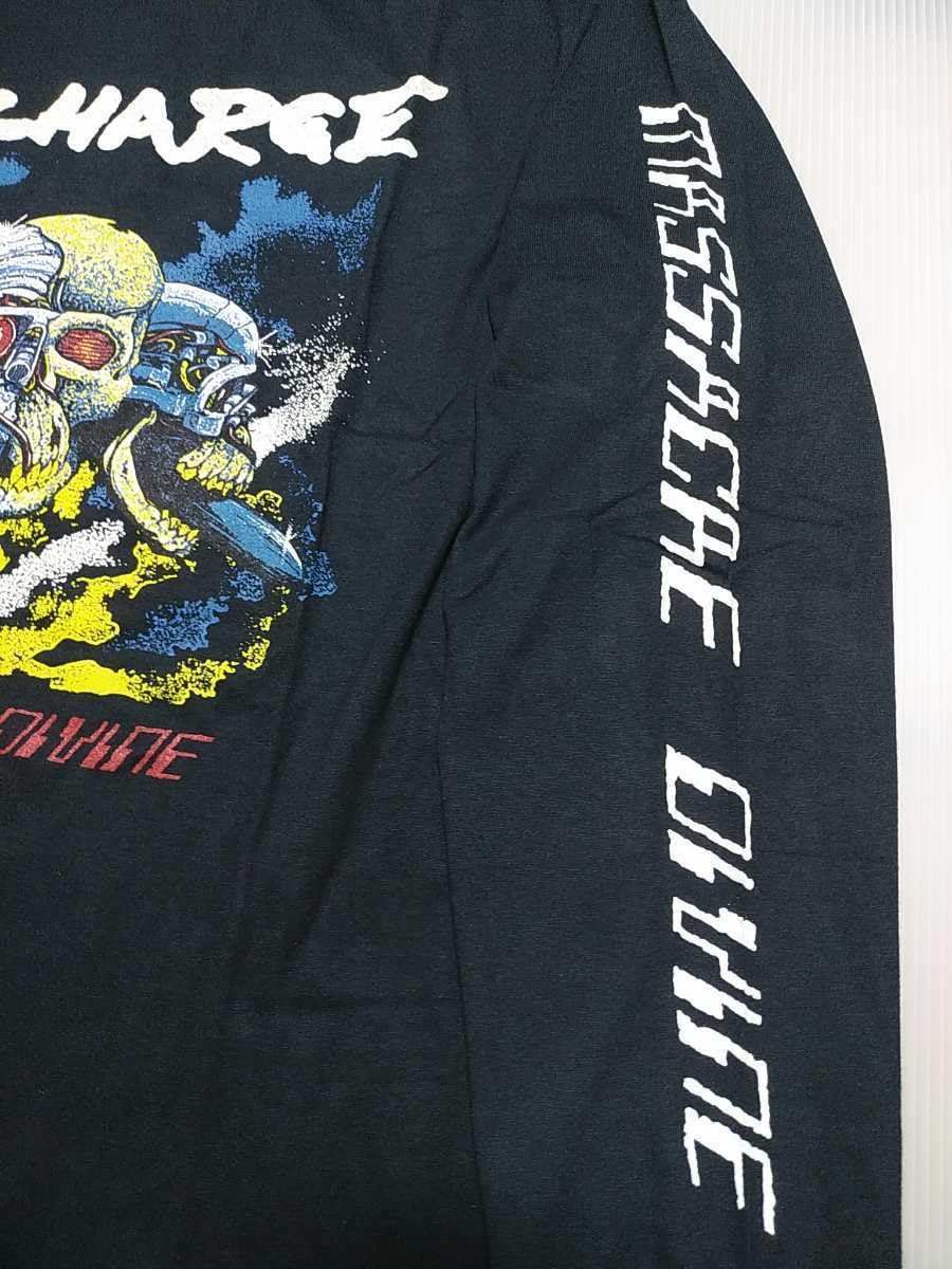 dischargeディスチャージ完売ロンT XLサイズ Amazon.co.jp: DISCHARGE 長袖Tシャツ massacre divine 黒M