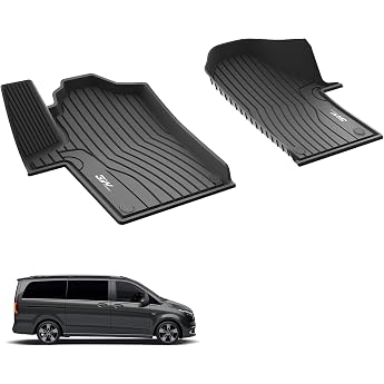 3W Floor Mats for Mercedes Benz V Class W447 2015-2026