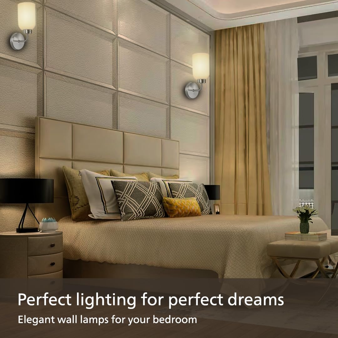 Philips Glow Wall Light - Nickel Finish -4
