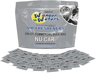Professional Grade Wonder Wafers: 250-Count Unwrapped Detail Fresheners (Nu Car Scent)