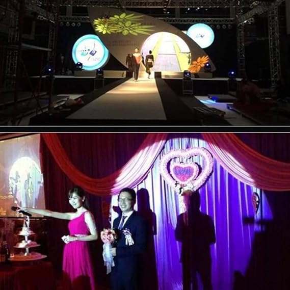 Stage Follow Spot Light, 200W LED Spotlight Follow Spot Light Manual Control Stage Light Adjustable Aperture Wash Light w/Stand, Professional Performance Lights for Event Production