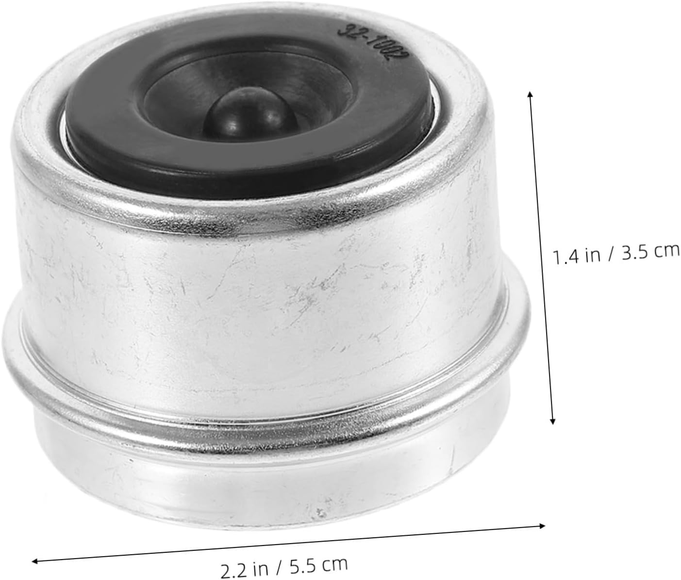 Alipis 4Pcs Trailer Hub Grease Cap Dust Cover for Trailer Axles Durable Wheel Bearing Protectors Extends Hub Lifespan Essential Trailer Parts for Reliable Use