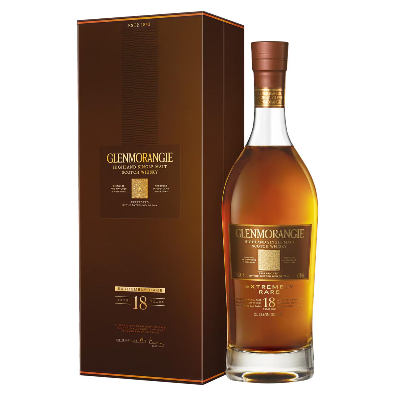 Glenmorangie Highland Single Malt Scotch Whisky Extremely Rare 18 Years Old