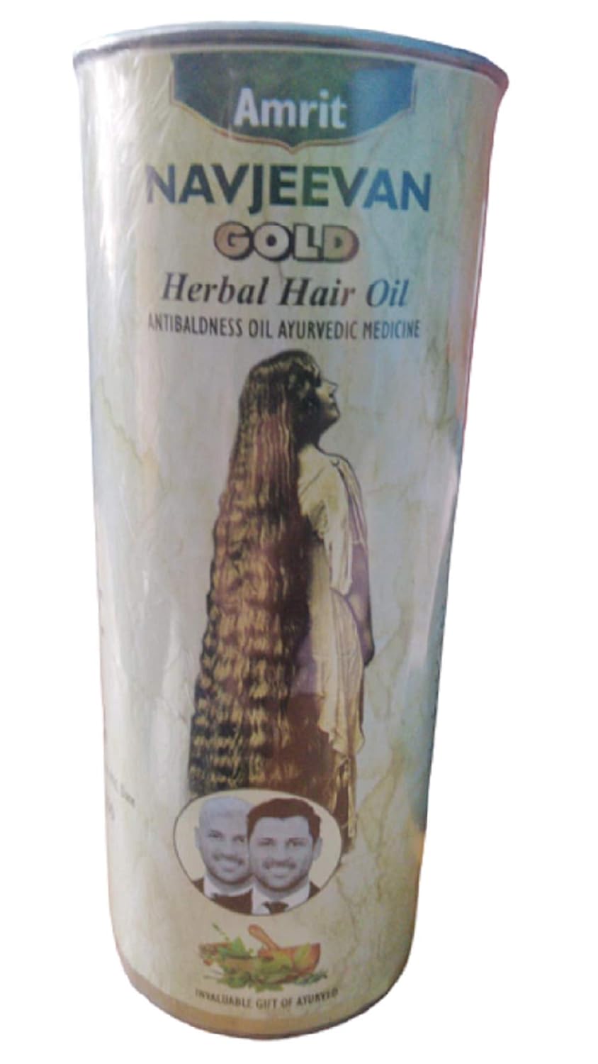 Buy Amrit Navjeevan Gold Antibaldness Hair Oil Online at Low Prices in
